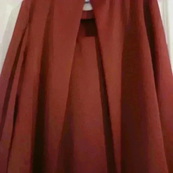 Chicos plus size satin maroon Blouse - Picture 9 of 13